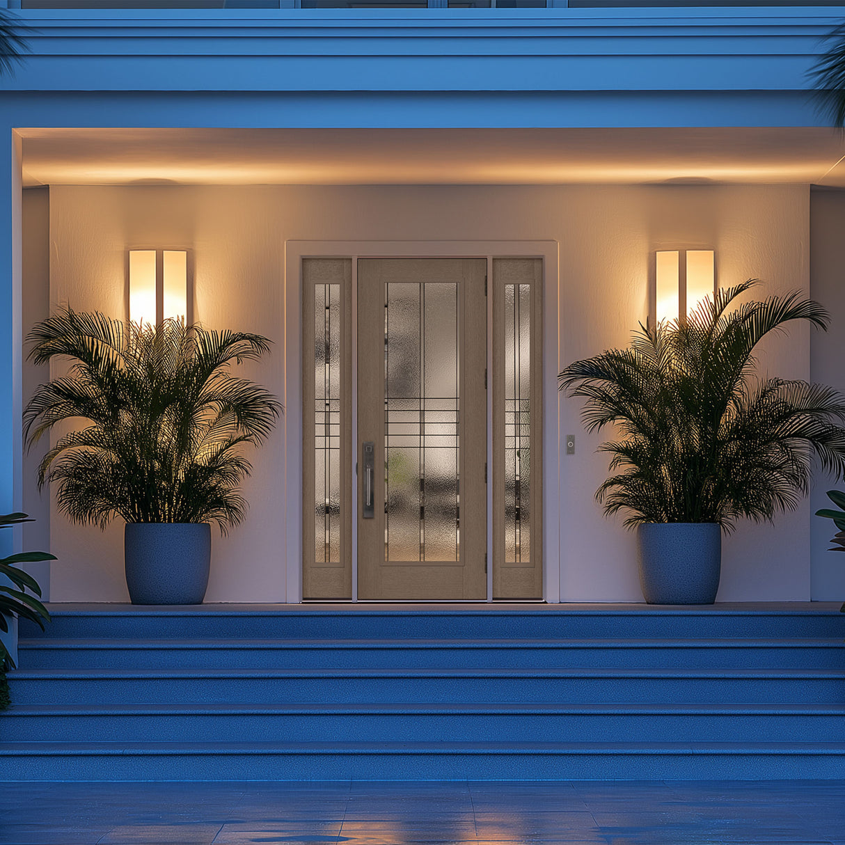 ODL Impact Resistant Bay Point Door Glass - 10" x 82" Frame Kit