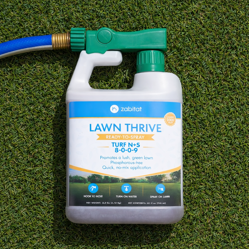 Zabitat Lawn Thrive Ready-to-Spray Liquid Lawn Fertilizer