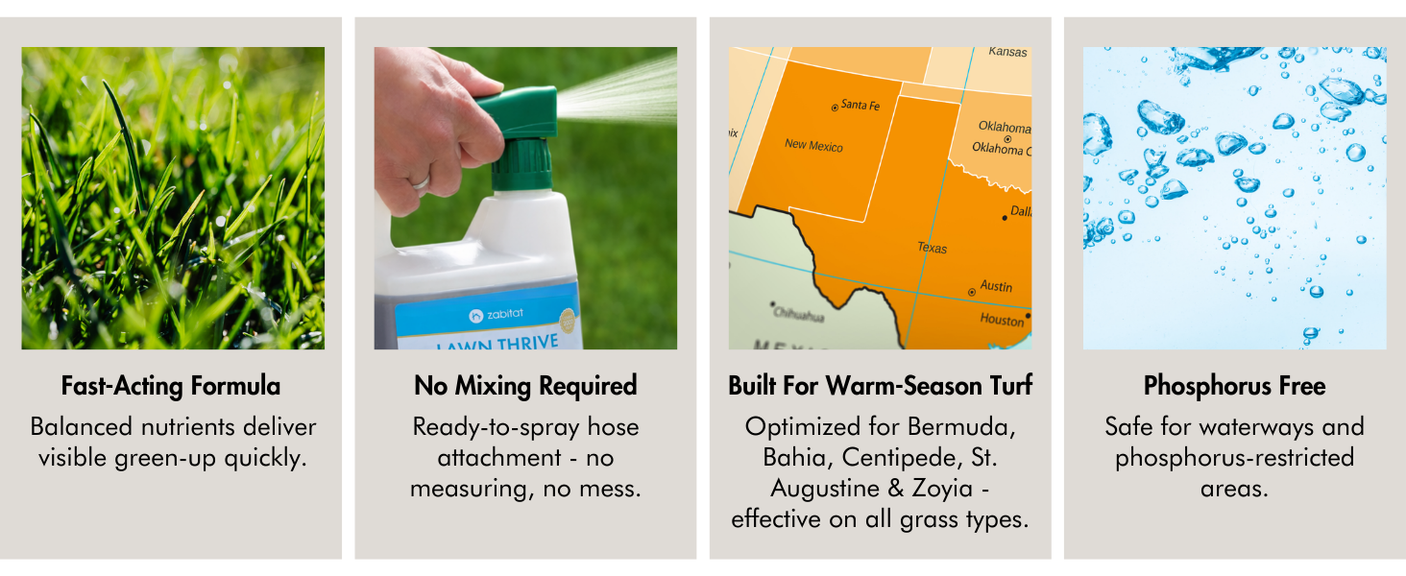Zabitat Lawn Thrive Ready-to-Spray Liquid Lawn Fertilizer