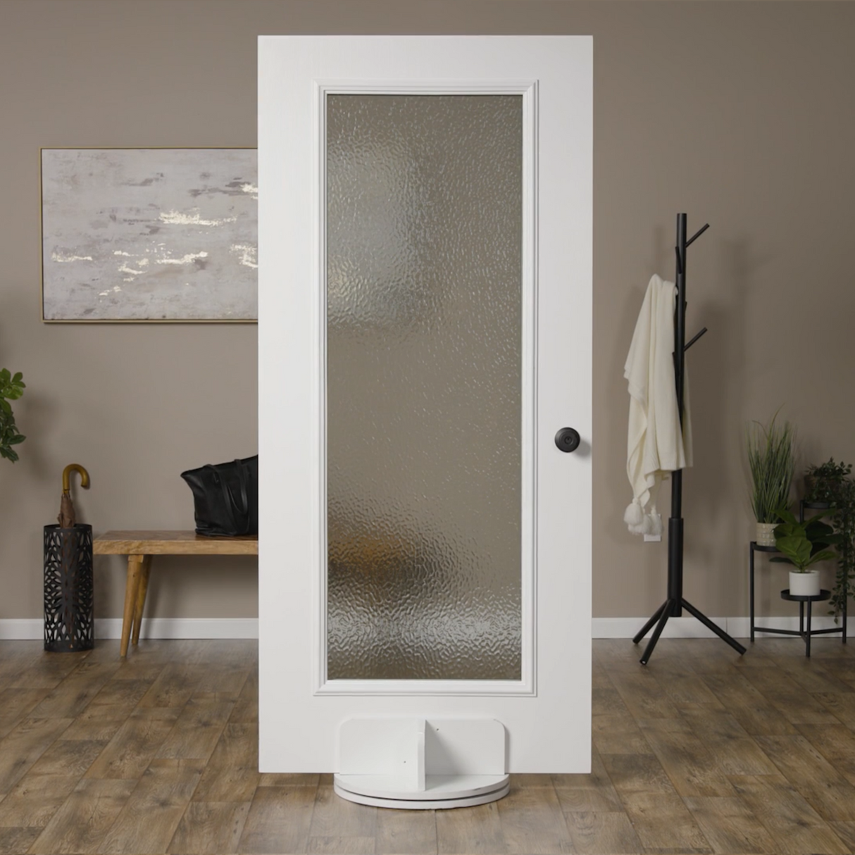 ODL Perspectives Low-E Door Glass - Textured Cumulus - 10" x 50" Frame Kit