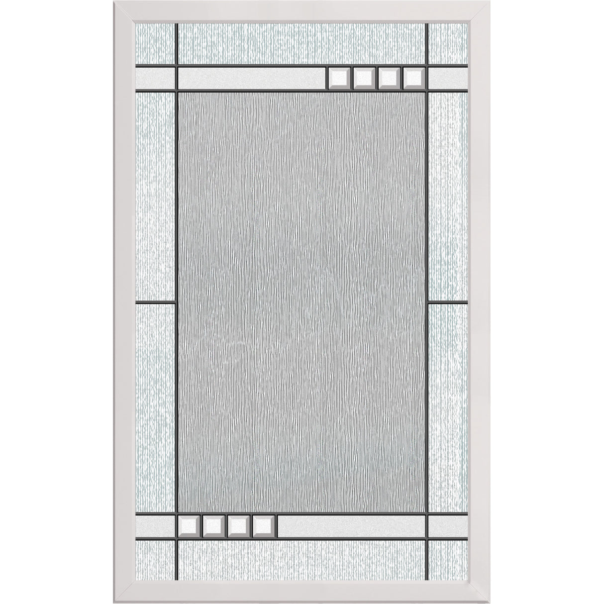 Western Reflections Impact Resistant Edgewood Door Glass - 24" x 38" Frame Kit