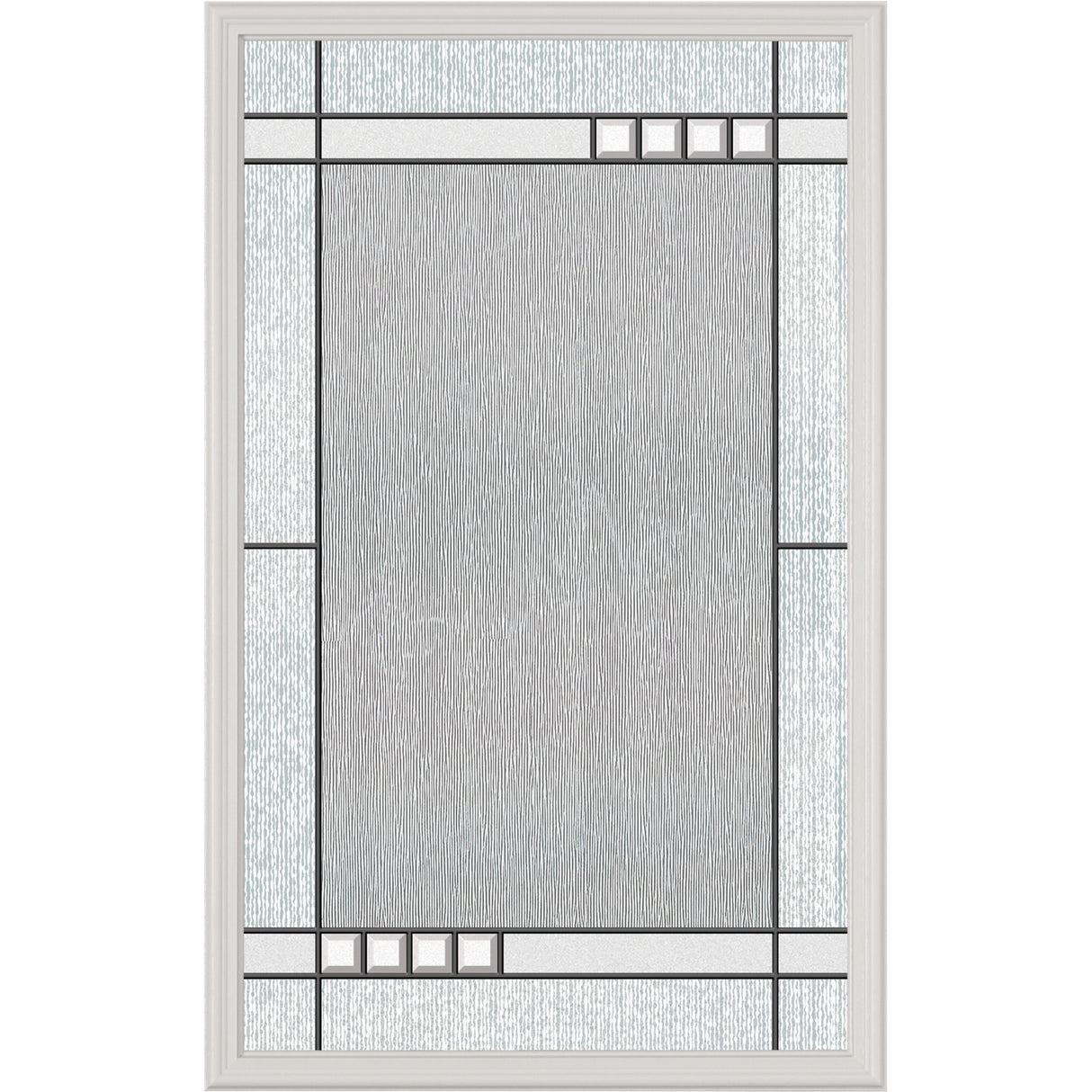 Western Reflections Edgewood Door Glass - 24" x 38" Frame Kit