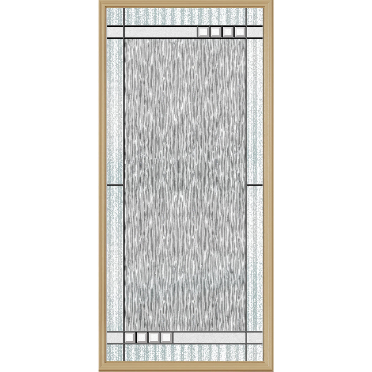 Western Reflections Edgewood Door Glass - 24" x 50" Frame Kit