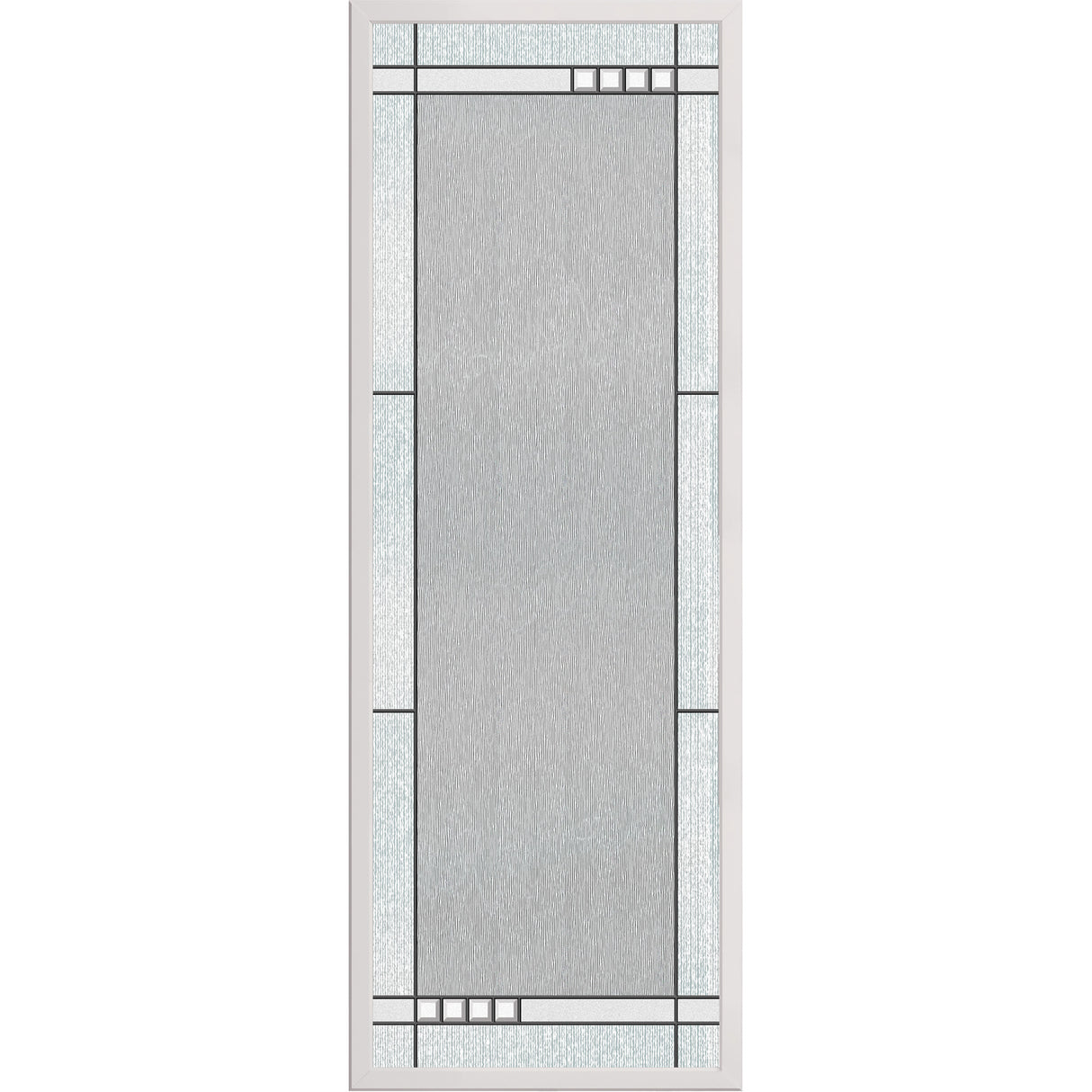 Western Reflections Impact Resistant Edgewood Door Glass - 24" x 66" Frame Kit