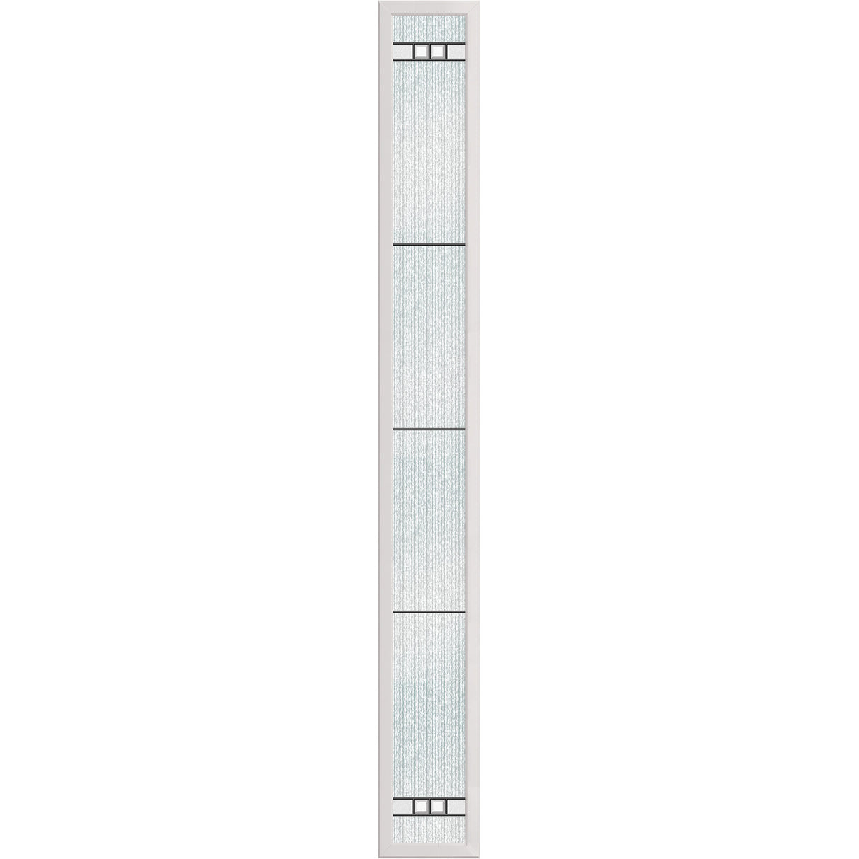 Western Reflections Impact Resistant Edgewood Door Glass - 10" x 82" Frame Kit