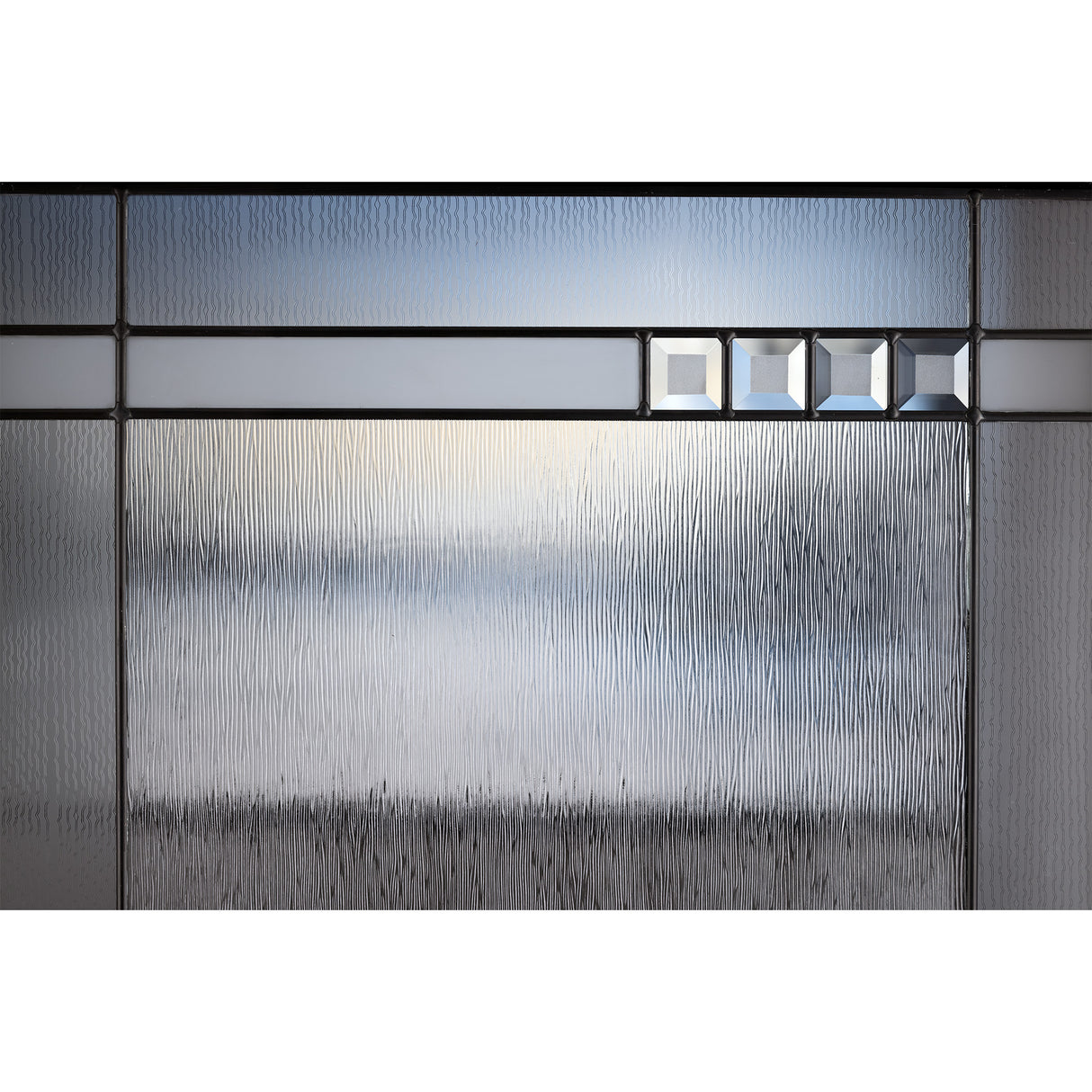 Western Reflections Edgewood Door Glass - 10" x 82" Frame Kit