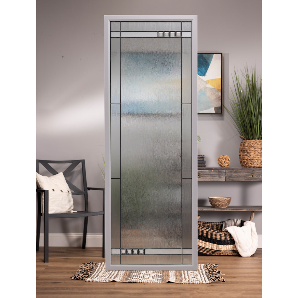 Western Reflections Edgewood Door Glass - 10" x 82" Frame Kit