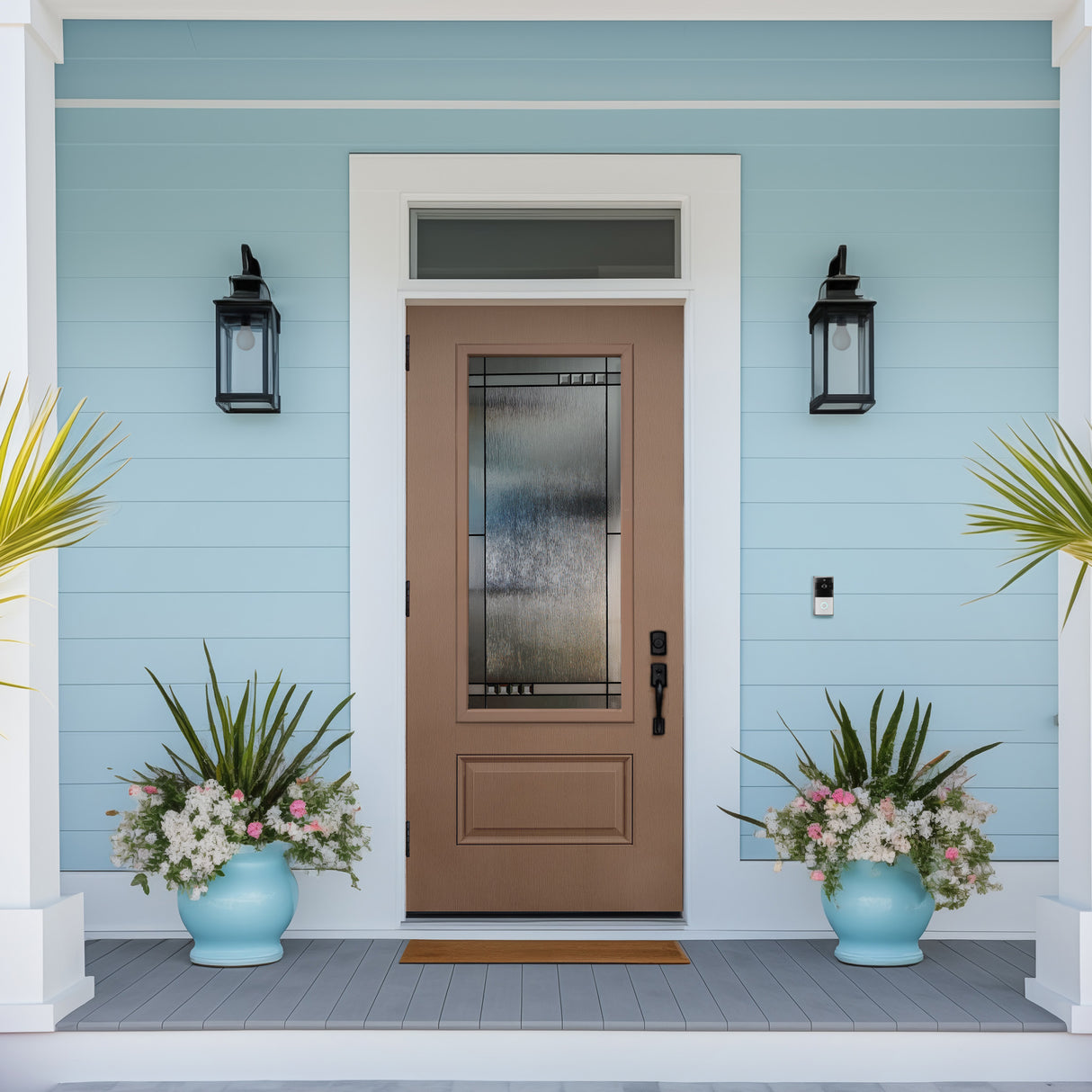 Western Reflections Impact Resistant Edgewood Door Glass - 24" x 38" Frame Kit