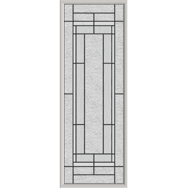 Western Reflections Pembrook Door Glass - 24" x 66" ZEEL Flat Frame Kit