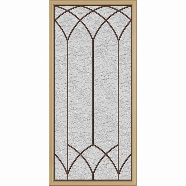 Western Reflections Door Glass - Davidson - 24" x 50" Frame Kit