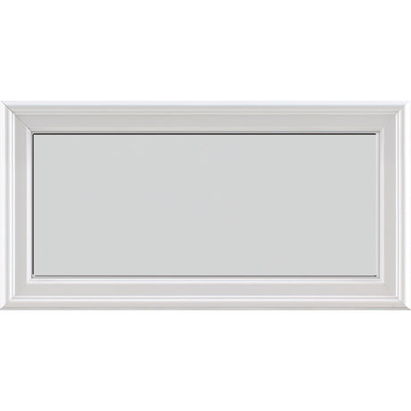 ODL Impact Resistant Perspectives Low-E Door Glass - Blanca - 24" x 12" Frame Kit