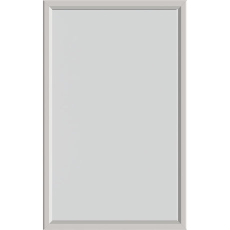 ODL Perspectives Low-E Door Glass - Blanca - 24" x 38" ZEEL Flat Frame Kit