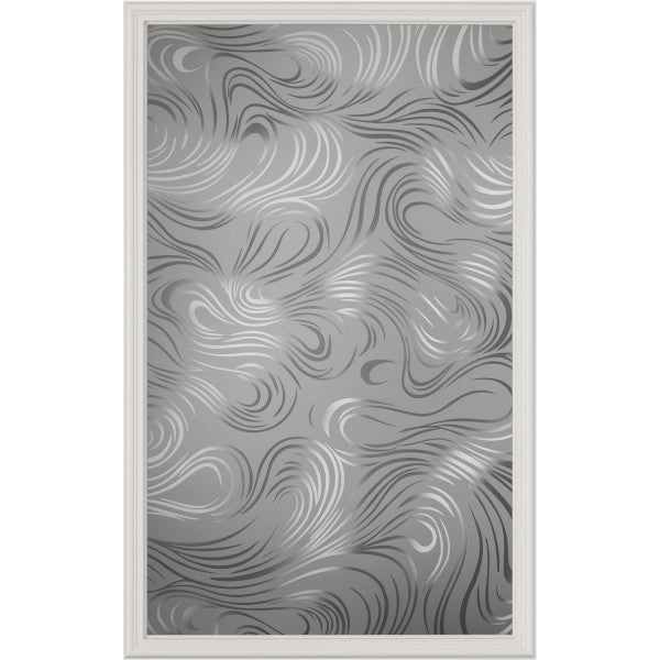 ODL Swirl Low-E Door Glass - 24" x 38" Frame Kit