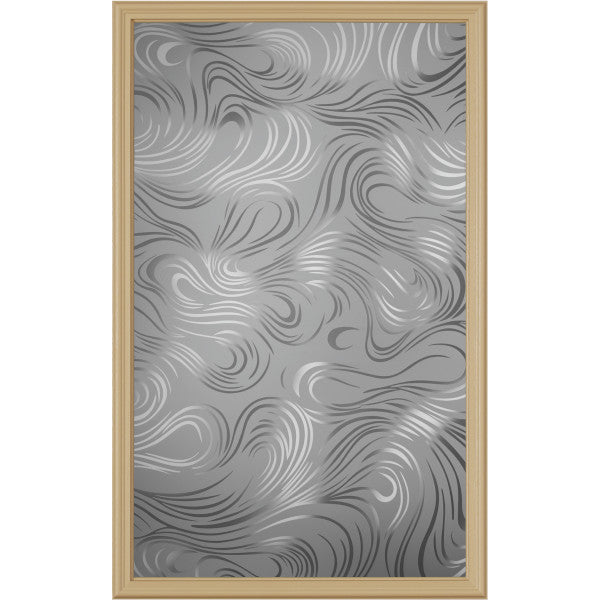 ODL Swirl Low-E Door Glass - 24" x 38" Frame Kit