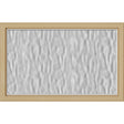 ODL Perspectives Low-E Door Glass - Textured Vapor - 27" x 17.25" Craftsman Frame Kit