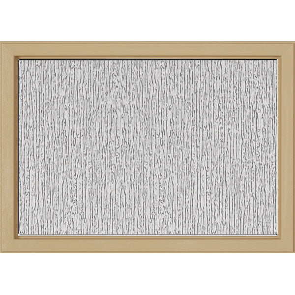 ODL Simulated Divided 3 Light Low-E Door Glass - Rain - 24" x 17.25" Craftsman Frame Kit