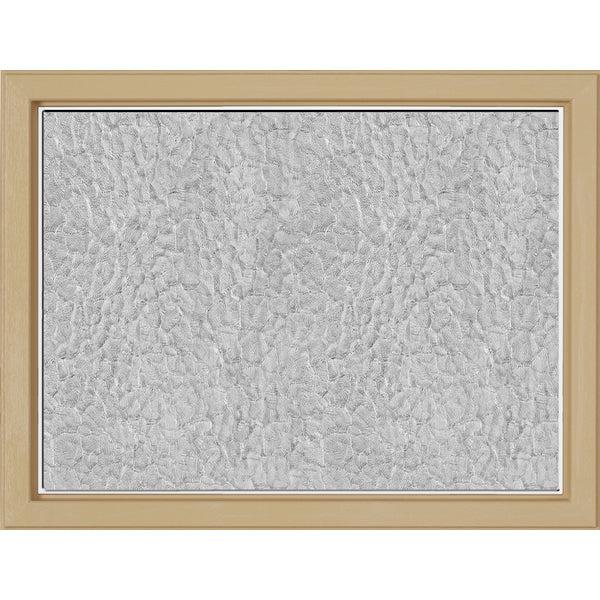 ODL Perspectives Low-E Door Glass - Textured Cumulus - 23.313" x 17.938" Craftsman Frame Kit
