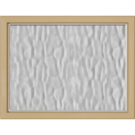 ODL Perspectives Low-E Door Glass - Textured Vapor - 23.313" x 17.938" Craftsman Frame Kit