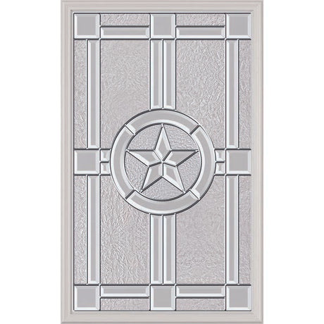 ODL Micro-Granite Elegant Star Door Glass - 24" x 38" Frame Kit