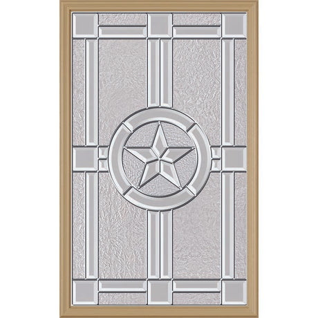 ODL Micro-Granite Elegant Star Door Glass - 24" x 38" Frame Kit