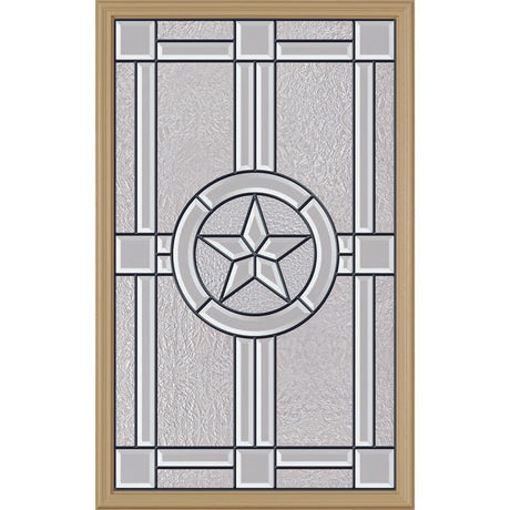 ODL Micro-Granite Elegant Star Door Glass - 24" x 38" Frame Kit