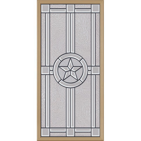 ODL Micro-Granite Elegant Star Door Glass - 24" x 50" Frame Kit