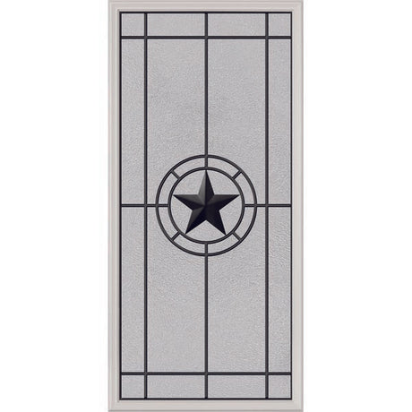 ODL Micro-Granite Elegant Star Door Glass - 24" x 50" Frame Kit
