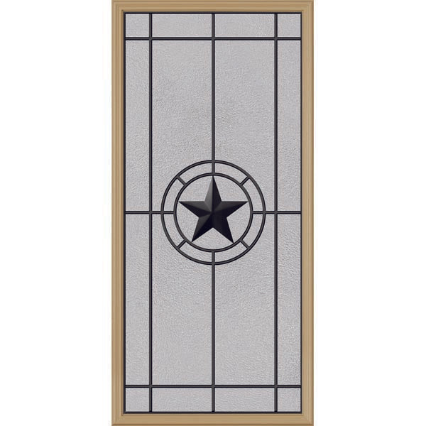 ODL Micro-Granite Elegant Star Door Glass - 24" x 50" Frame Kit