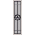 ODL Micro-Granite Elegant Star Door Glass - 10" x 38" Frame Kit