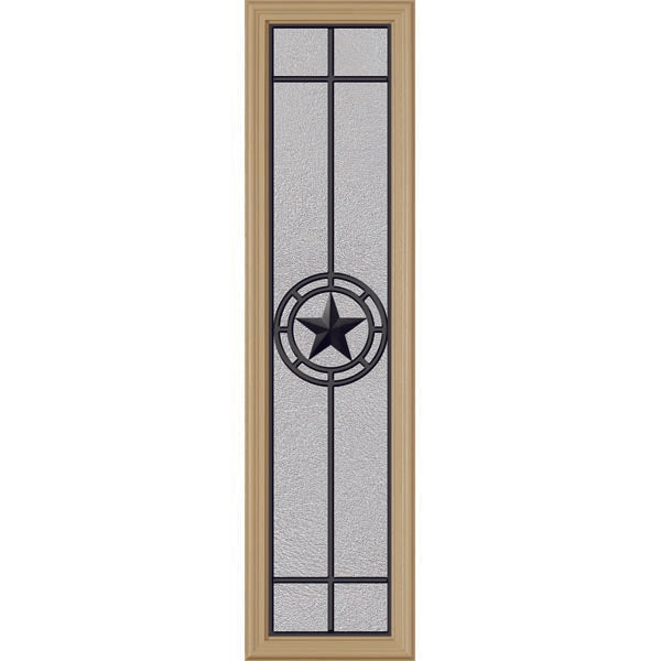 ODL Micro-Granite Elegant Star Door Glass - 10" x 38" Frame Kit