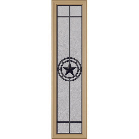 ODL Micro-Granite Elegant Star Door Glass - 10" x 38" Frame Kit