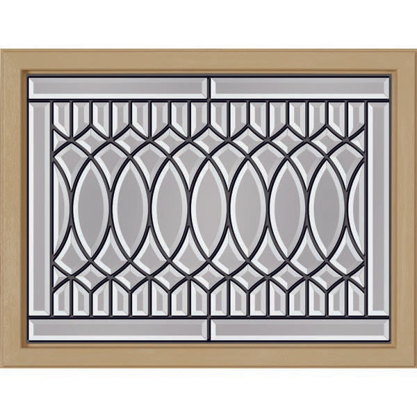 ODL Paris Door Glass - 23.313" x 17.938" Craftsman Frame Kit