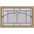 ODL Topaz Door Glass - 27" x 17.25" Craftsman Frame Kit