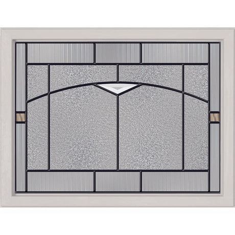 ODL Topaz Door Glass - 23.313" x 17.938" Craftsman Frame Kit