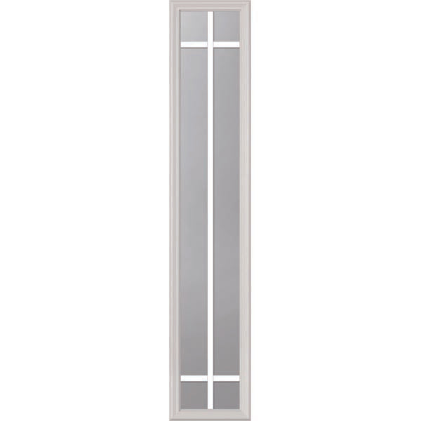 ODL Clear Door Glass - 6 Light - 5/8 Prairie Internal Grille - 10" x 50" Frame Kit