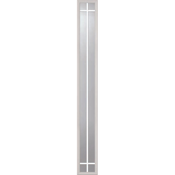 ODL Clear Door Glass - 6 Light - 5/8 Prairie Internal Grille - 10" x 82" Frame Kit