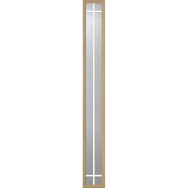 ODL Clear Door Glass - 6 Light - 5/8 Prairie Internal Grille - 10" x 82" Frame Kit