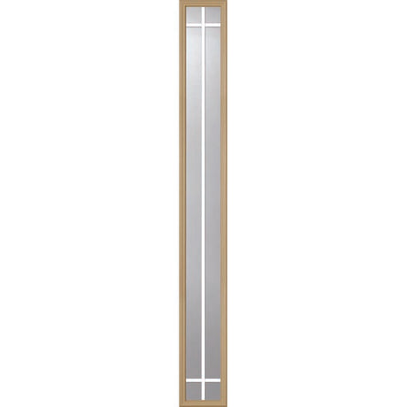 ODL Clear Door Glass - 6 Light - 5/8 Prairie Internal Grille - 10" x 82" Frame Kit