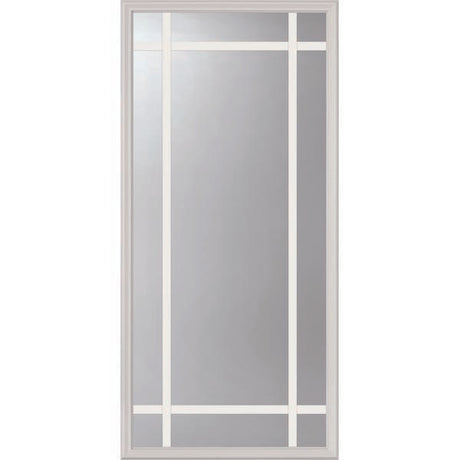 ODL Clear Door Glass - 9 Light - 5/8 Prairie Internal Grille - 24" x 50" Frame Kit