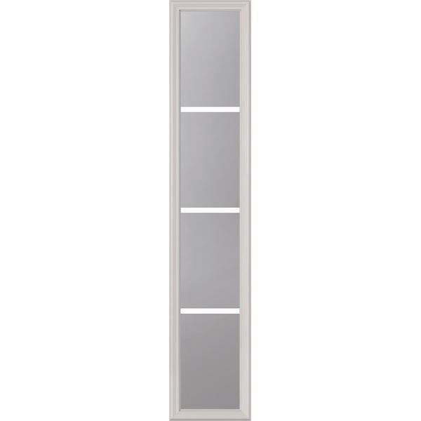 ODL Clear Low-E Door Glass - 4 Light - 5/8 Internal Grille - 10" x 50" Frame Kit