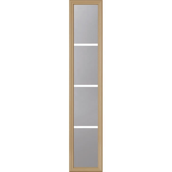 ODL Clear Low-E Door Glass - 4 Light - 5/8 Internal Grille - 10" x 50" Frame Kit