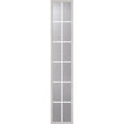 ODL Clear Low-E Door Glass - 12 Light - 5/8 Internal Grille - 16" x 82" Frame Kit
