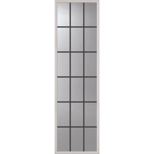 ODL Clear Door Glass - 18 Light - 5/8 Internal Grille - 24" x 82" Frame Kit