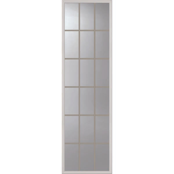 ODL Clear Door Glass - 18 Light - 5/8 Internal Grille - 24" x 82" Frame Kit