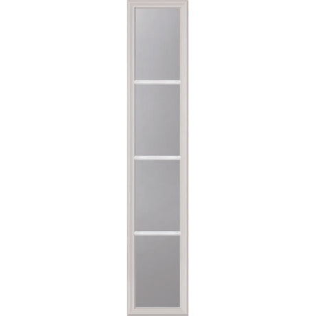 ODL Clear Low-E Door Glass - 4 Light External Grille - 10" x 50" Frame Kit