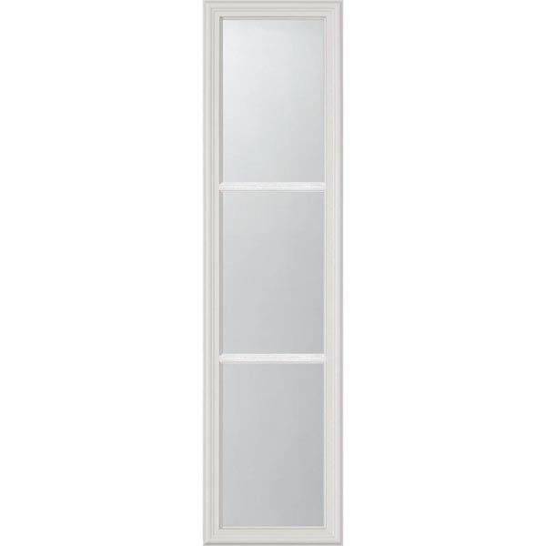 ODL Clear Low-E Door Glass - 3 Light External Grille - 10" x 38" Frame Kit