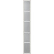 ODL Clear Low-E Door Glass - 5 Light External Grille - 9" x 66" Frame Kit