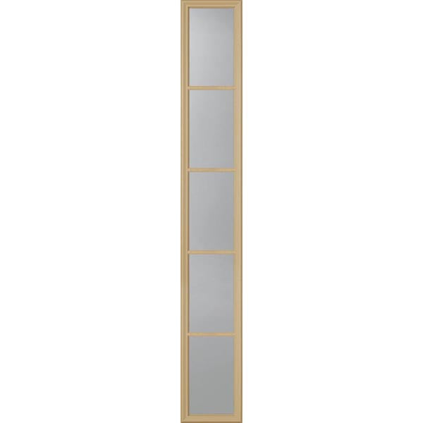 ODL Clear Low-E Door Glass - 5 Light External Grille - 10" x 66" Frame Kit