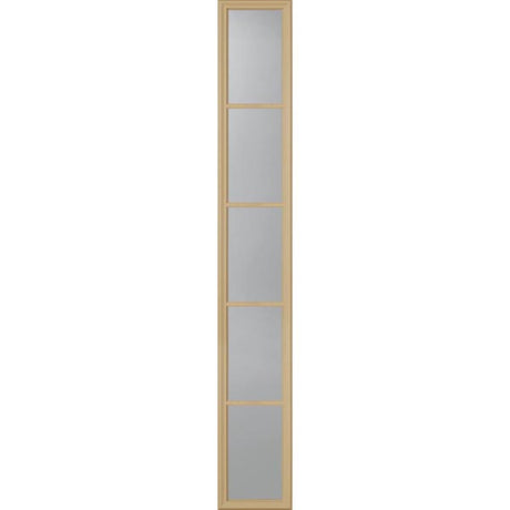ODL Clear Low-E Door Glass - 5 Light External Grille - 10" x 66" Frame Kit