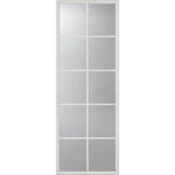 ODL Clear Low-E Door Glass - 10 Light External Grille - 24" x 66" Frame Kit